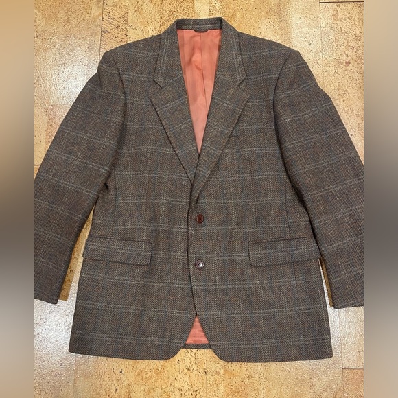 Mens 100%  Wool Sports Coat/  Blazer/ Jacket Sz 42R in excellent condition! - Picture 1 of 16